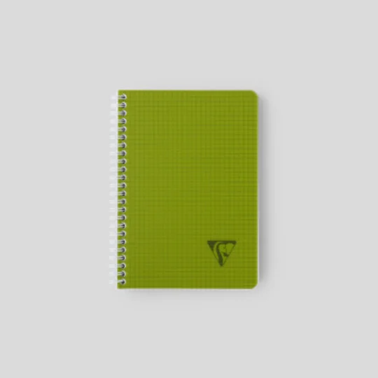 Clairefontaine Carnet à spirales 15X21cm Petits Carreaux 180 Pages