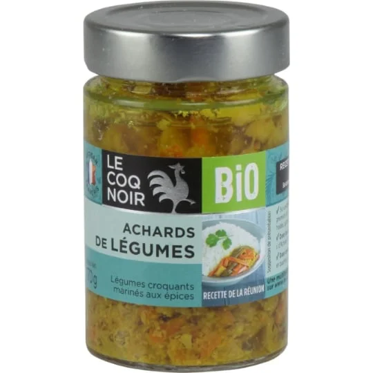 Achards de légumes bio