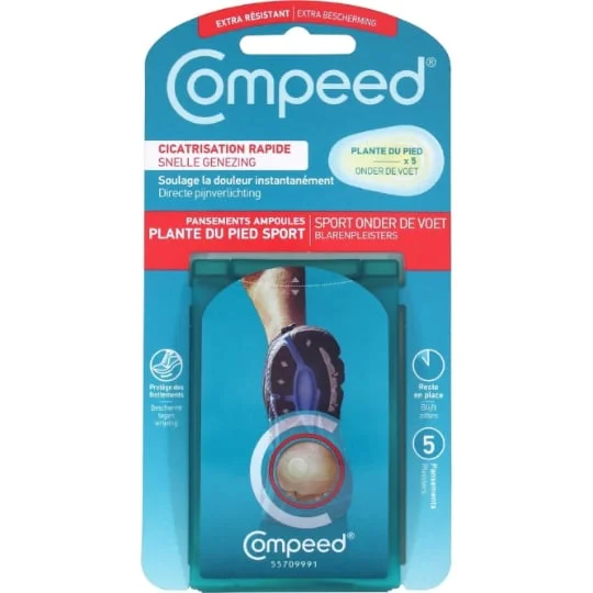 Pansements ampoules plante du pied sport