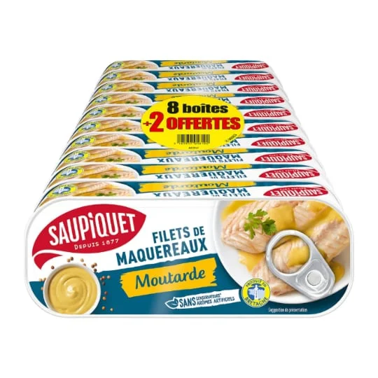Filets de maquereaux à la moutarde