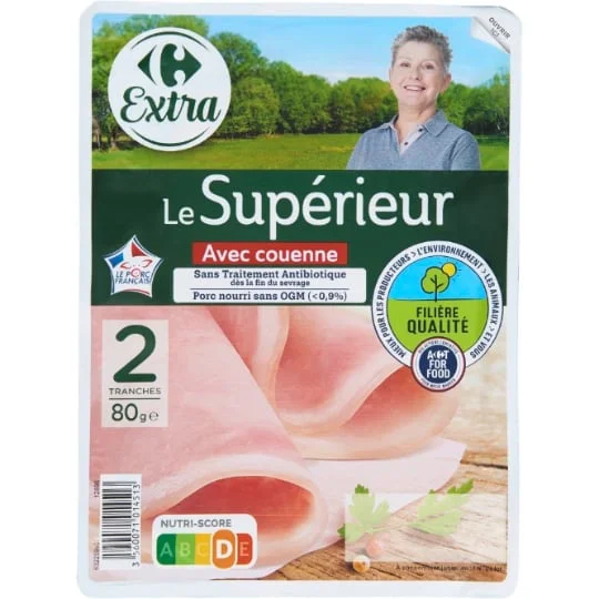 Jambon Le Supérieur avec couenne