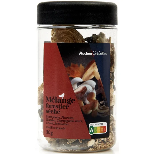 Mélange forestier séché