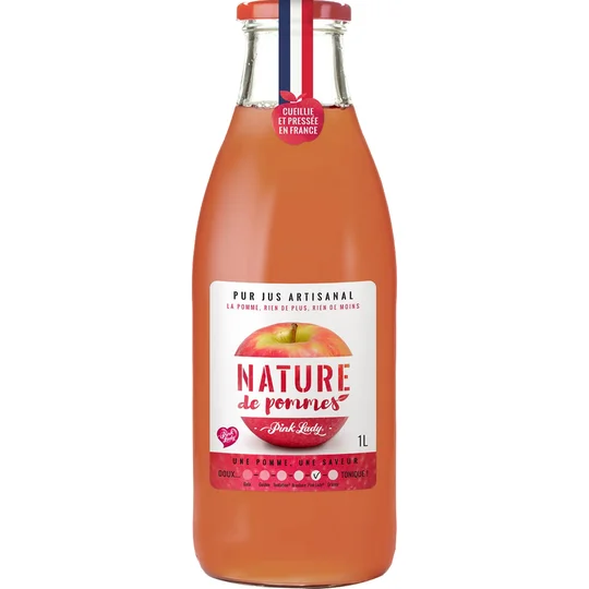 Jus de pommes Pink Lady 100% pur jus
