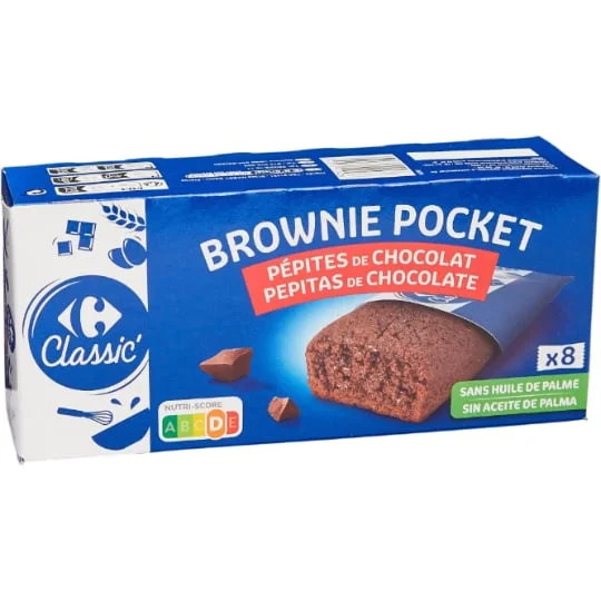 Brownies Pocket pépites chocolat