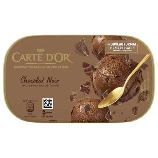 Carte D'Or Ice Cream Dessert Chocolat Noir