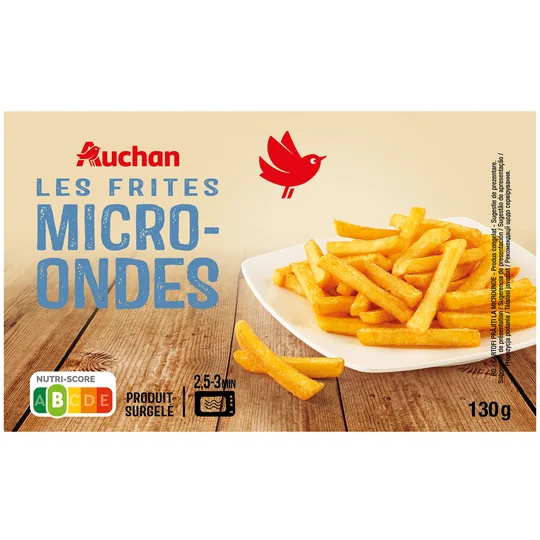 Frites pour micro-ondes