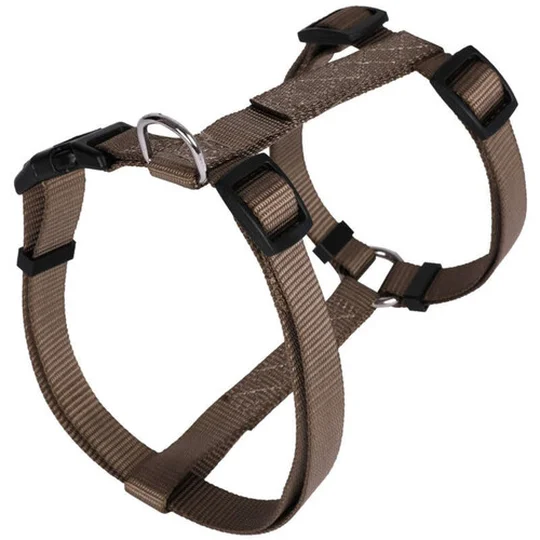 Harnais Basic T2 20mm et 52/80cm pour Chien Taupe