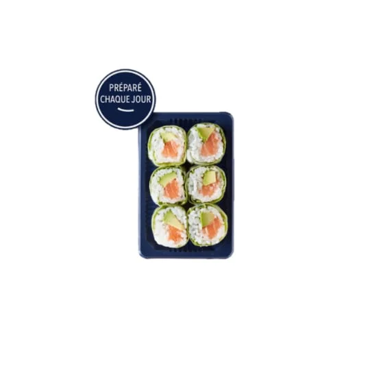 Verde maki saumon SUSHI DAILY