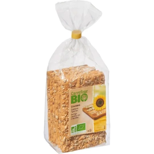 Crackers bio épeautre 3 graines