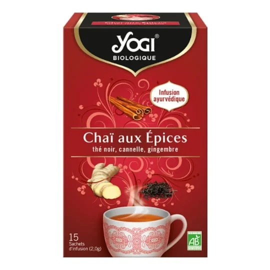 Thé noir chai aux épices Bio