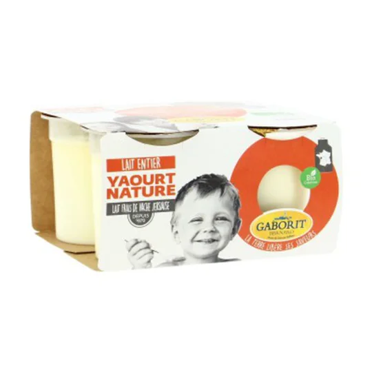 Yaourts Natures Au Lait Entier Bio