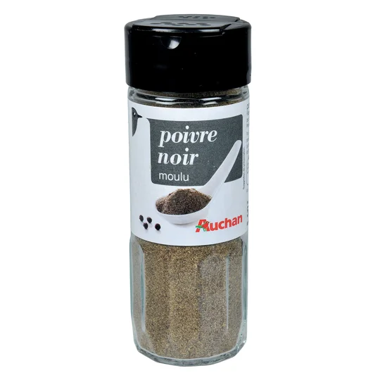 Poivre noir moulu