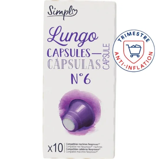 Café capsules Compatibles Nespresso lungo