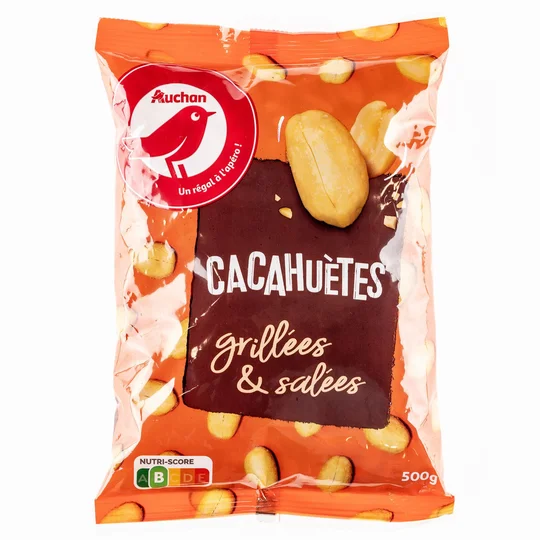 Cacahuètes grillées et salées
