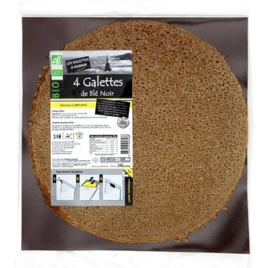 Galettes bio blé noir