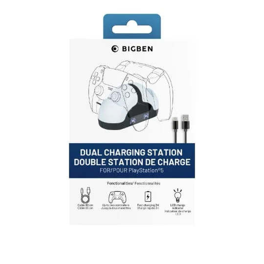 Support Chargeur pour Manettes Dualsense PS5