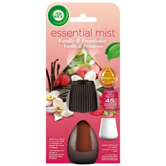 Recharge Désodorisant Vanille & Framboise Essential Mist
