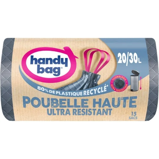 Sac poubelle ultra-résistant 20/30L