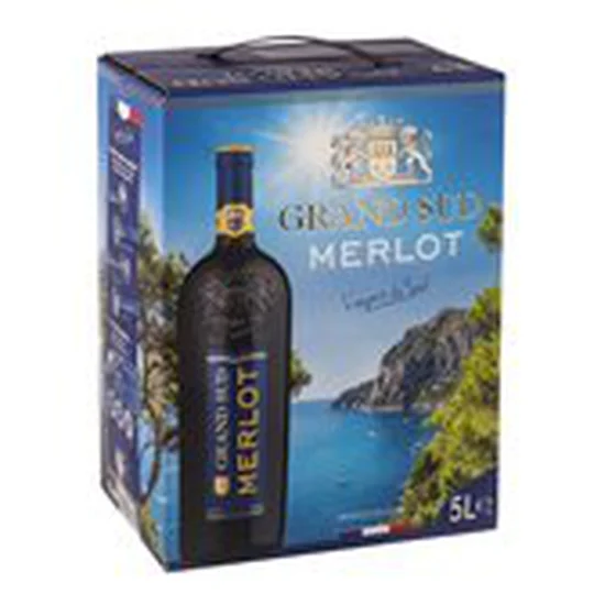 Vin Pays d'Oc rouge Merlot Grand Sud IGP