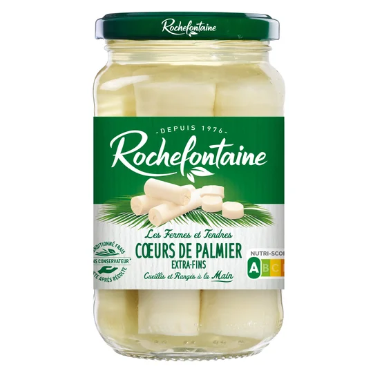 Coeurs de palmier extra-fins en bocal 220g
