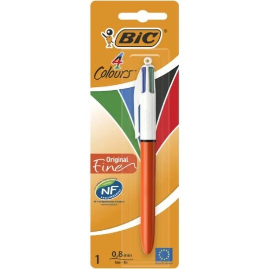 Stylo bille 4 en 1 Pointe fine