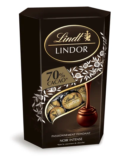 Chocolat noir Lindor 70% cacao
