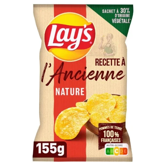Chips à l'ancienne nature