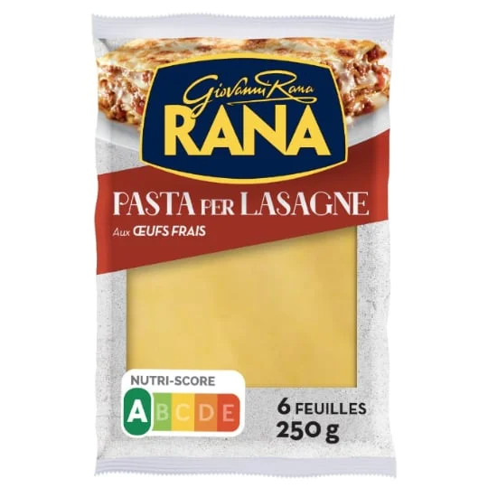 Pâtes fraîches Feuilles de Lasagnes