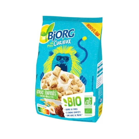 Céréales Croc fourre cacao noisettes kids