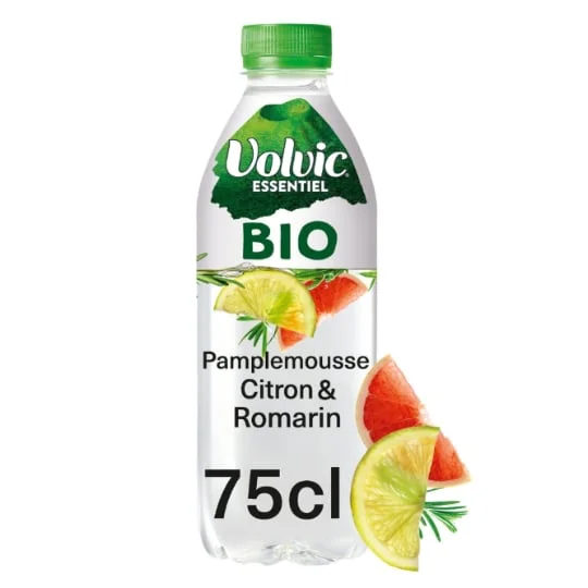 Eau aromatisée citron pamplemousse Bio
