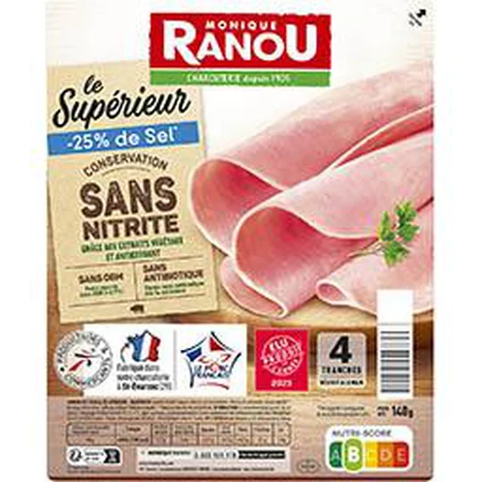 Jambon Le Supérieur réduit en sel