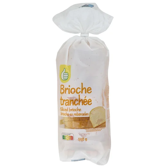 Brioche tranchée