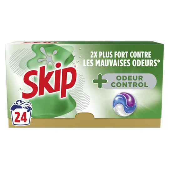 Lessive capsules hygiène 3en1 anti odeur x24