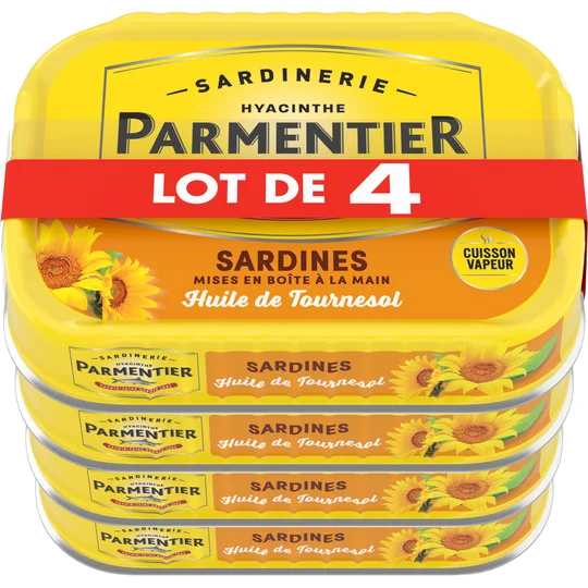 Sardines huile de tournesol