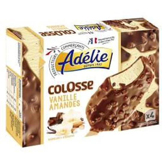 Glace vanille amandes Colosse
