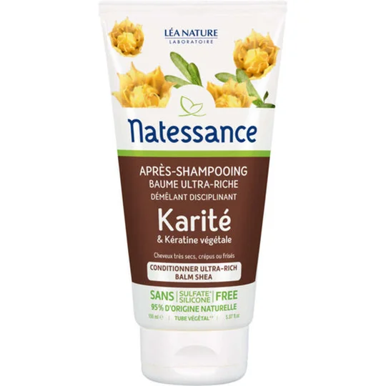 Après-shampooing baume ultra riche karité & kératine végétale