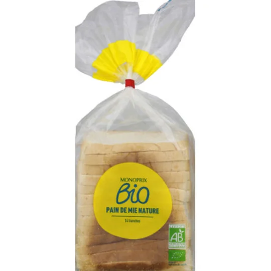 Pain de mie nature bio