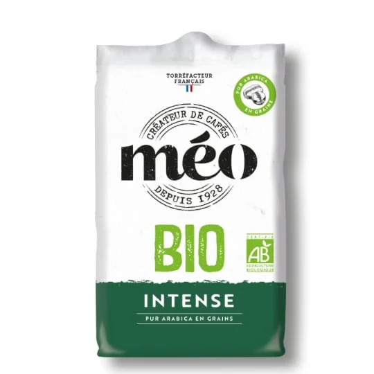 Café pur arabica en grain intense BIO