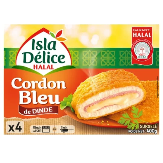 Cordons bleus halal de volaille