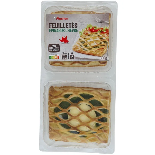 Feuilletée au chèvre et épinard