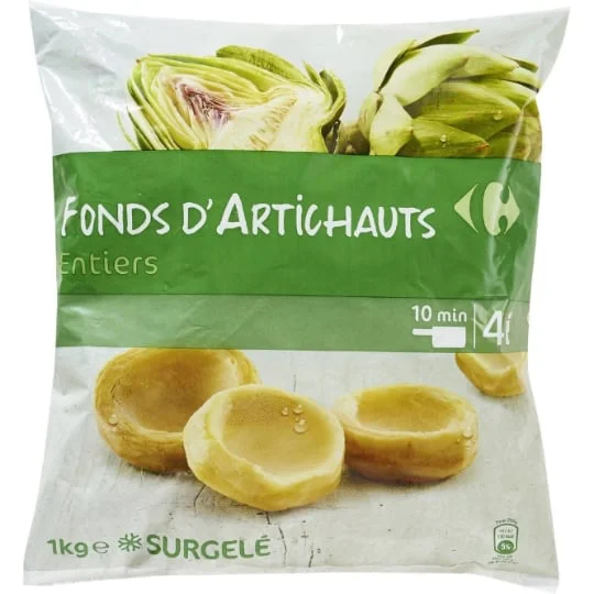 Fonds d'artichauts entiers