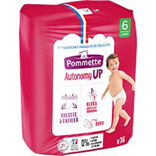 Couches Autonomy Up, taille 6 : +