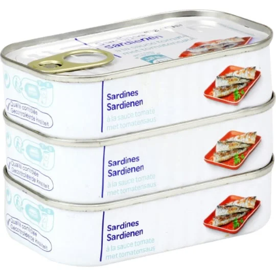 Sardines à la sauce tomate
