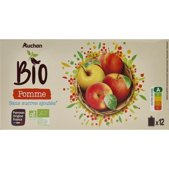 Purée de pomme sans sucres ajoutés