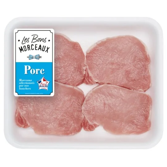 Viande de Porc: Côtes sans os à griller