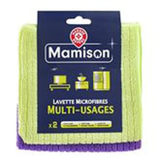 Lavette multi-usages Microfibre plusieurs coloris x2