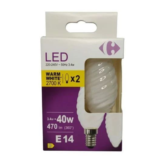 Ampoule LED Fil flamme - 40W - E14
