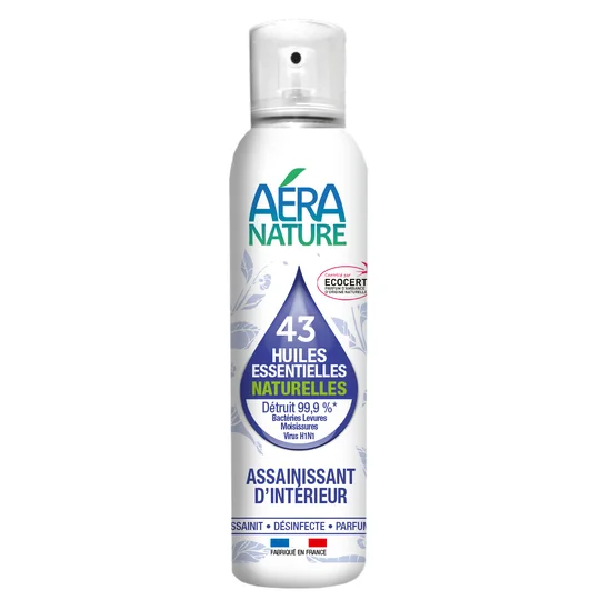 Assainissant d'intérieur écologique aux huiles essentielles naturelles
