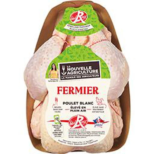 Poulet blanc fermier Label Rouge