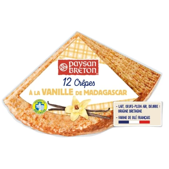 Crêpes arôme vanille